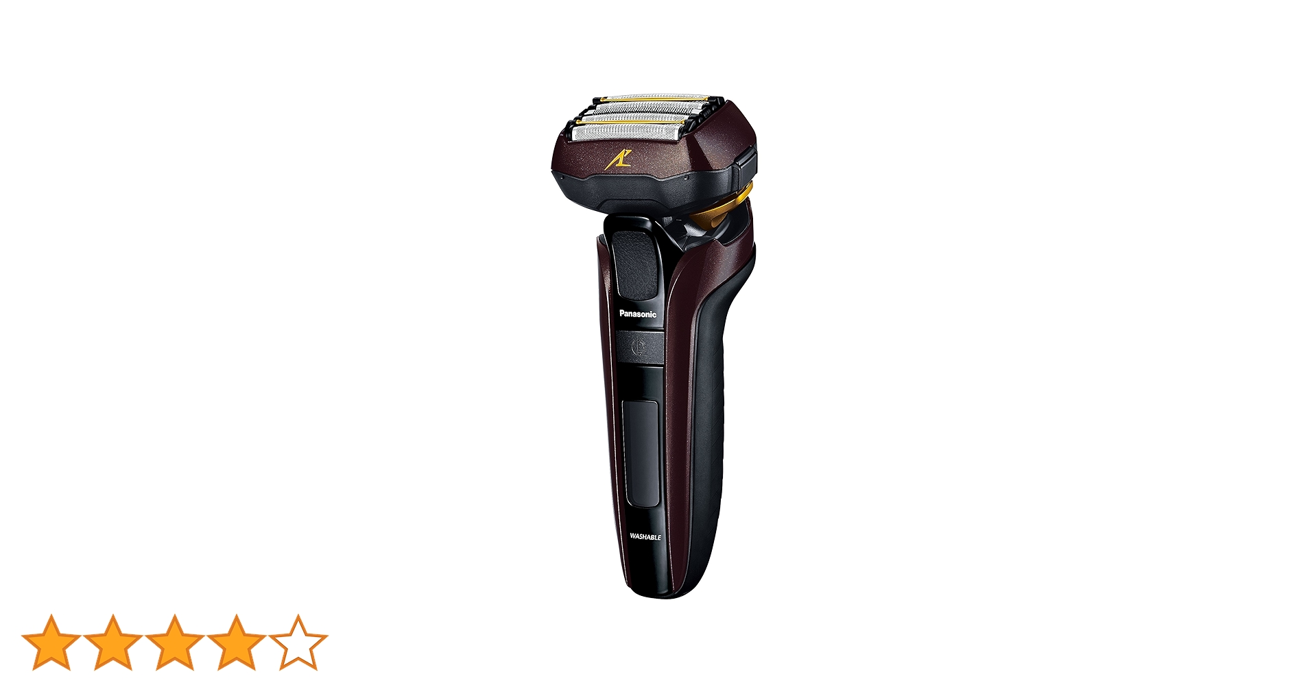 Amazon | パナソニック ラムダッシュ メンズシェーバー 5枚刃 茶 ES